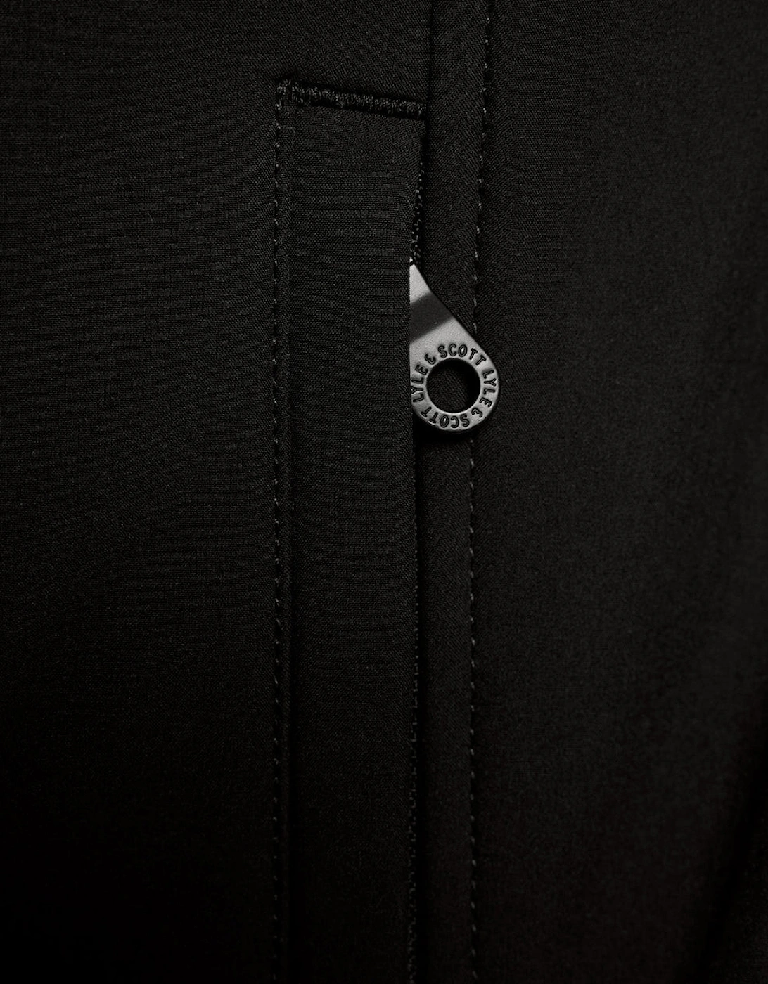 Lyle & Scott Fleece Back Softshell Jacket - Black