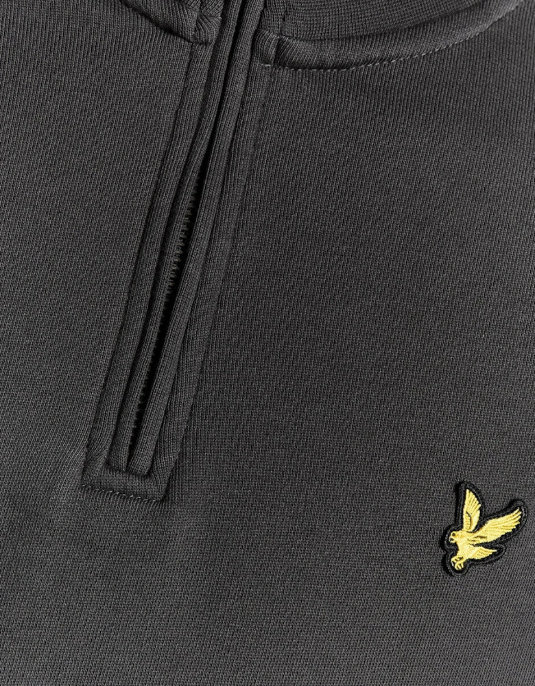 Lyle & Scott Loopback Quarter-Zip Sweatshirt - Gunmetal