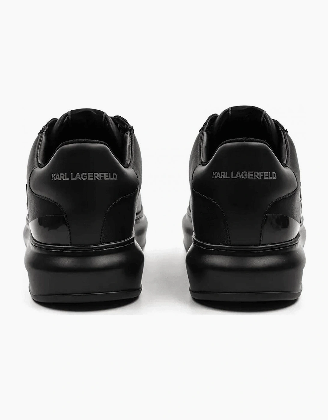 Signia Shine Logo Triple Black Leather Trainer
