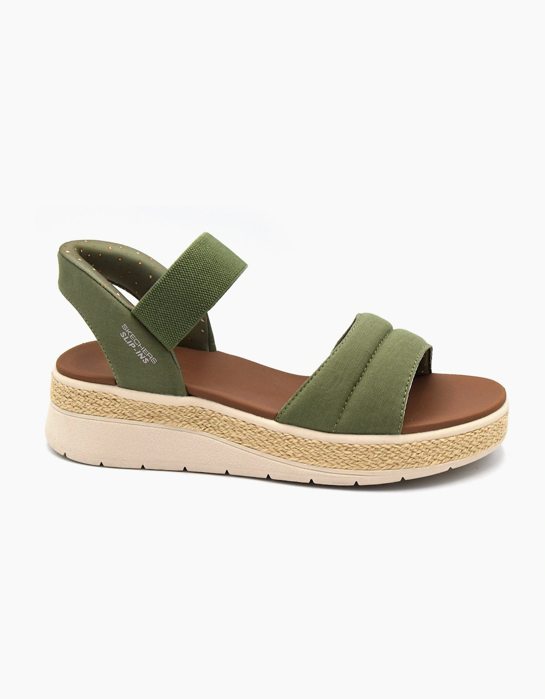 Skechers Skechers Women's 114413 BOBS SUN RAY LADIES SANDAL - Tan