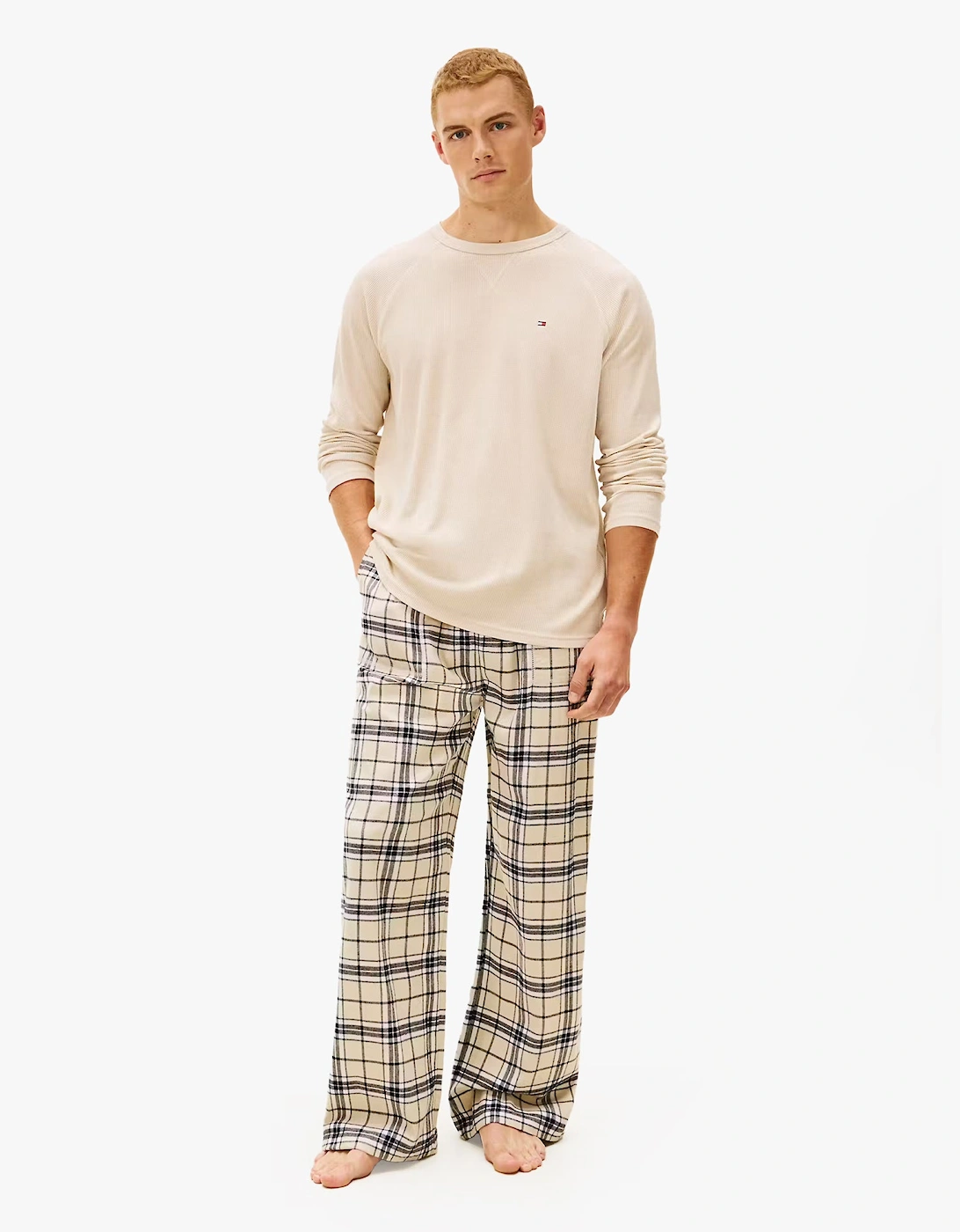Tommy Hilfiger WAFFLE & PJ Mens Set Multicoloured