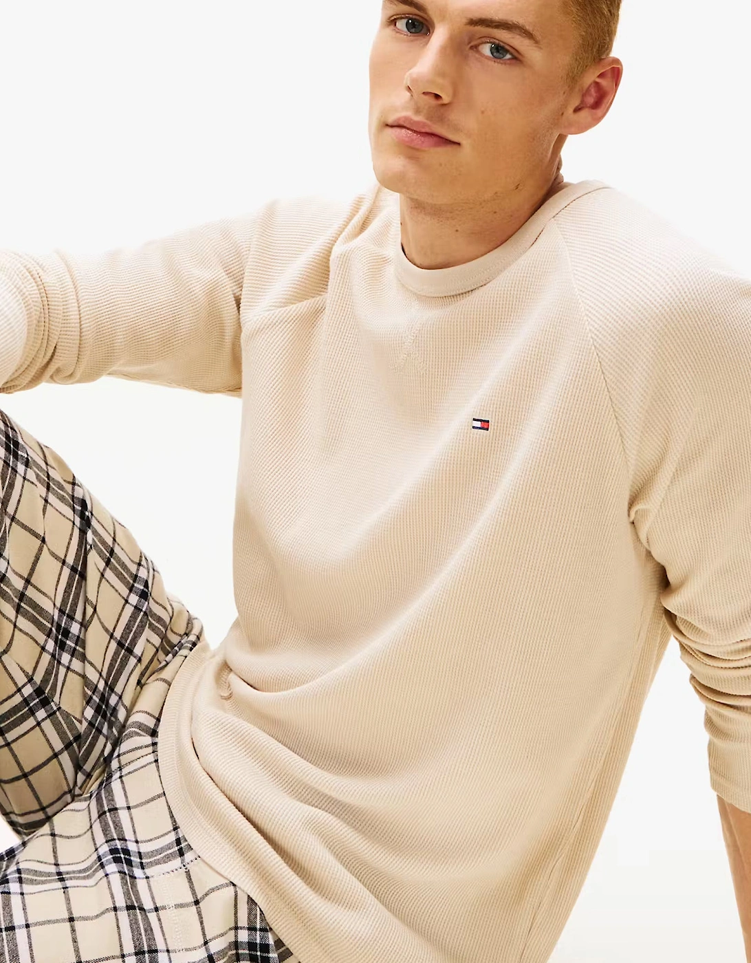 Tommy Hilfiger WAFFLE & PJ Mens Set Multicoloured