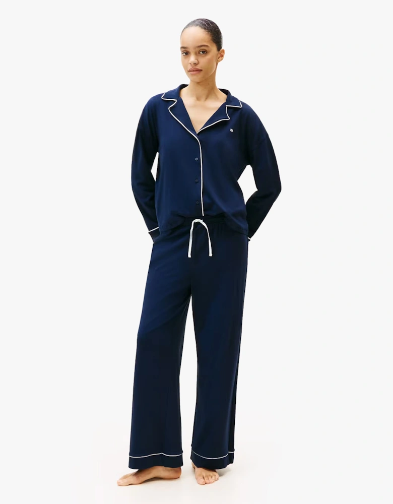 Tommy Hilfiger SHIRT PANTS SET Womens Set Dark Night Navy