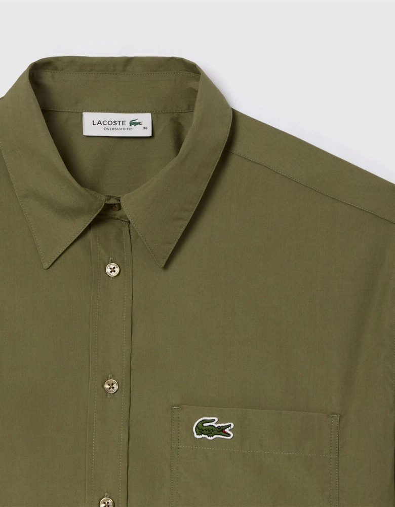 Oversized Poplin Shirt