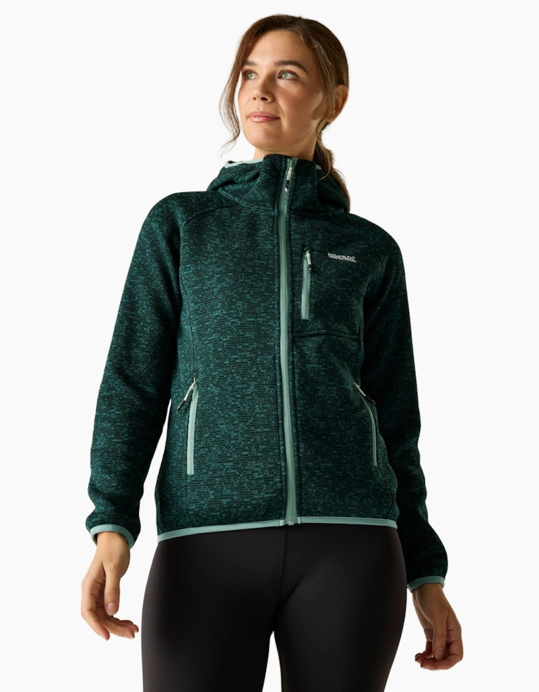 Womens/Ladies Newhill Hooded Fleece Jacket
