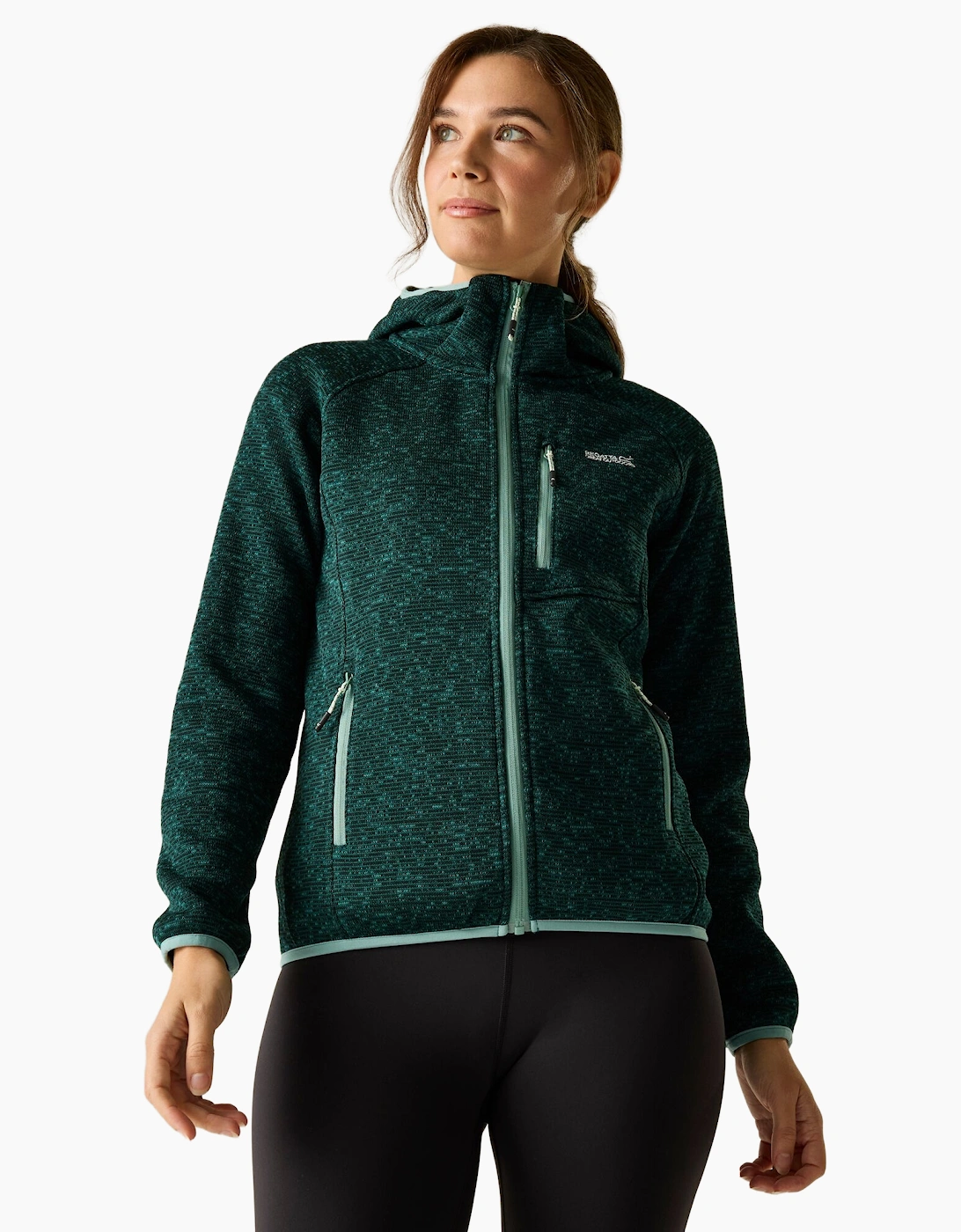 Womens/Ladies Newhill Hooded Fleece Jacket