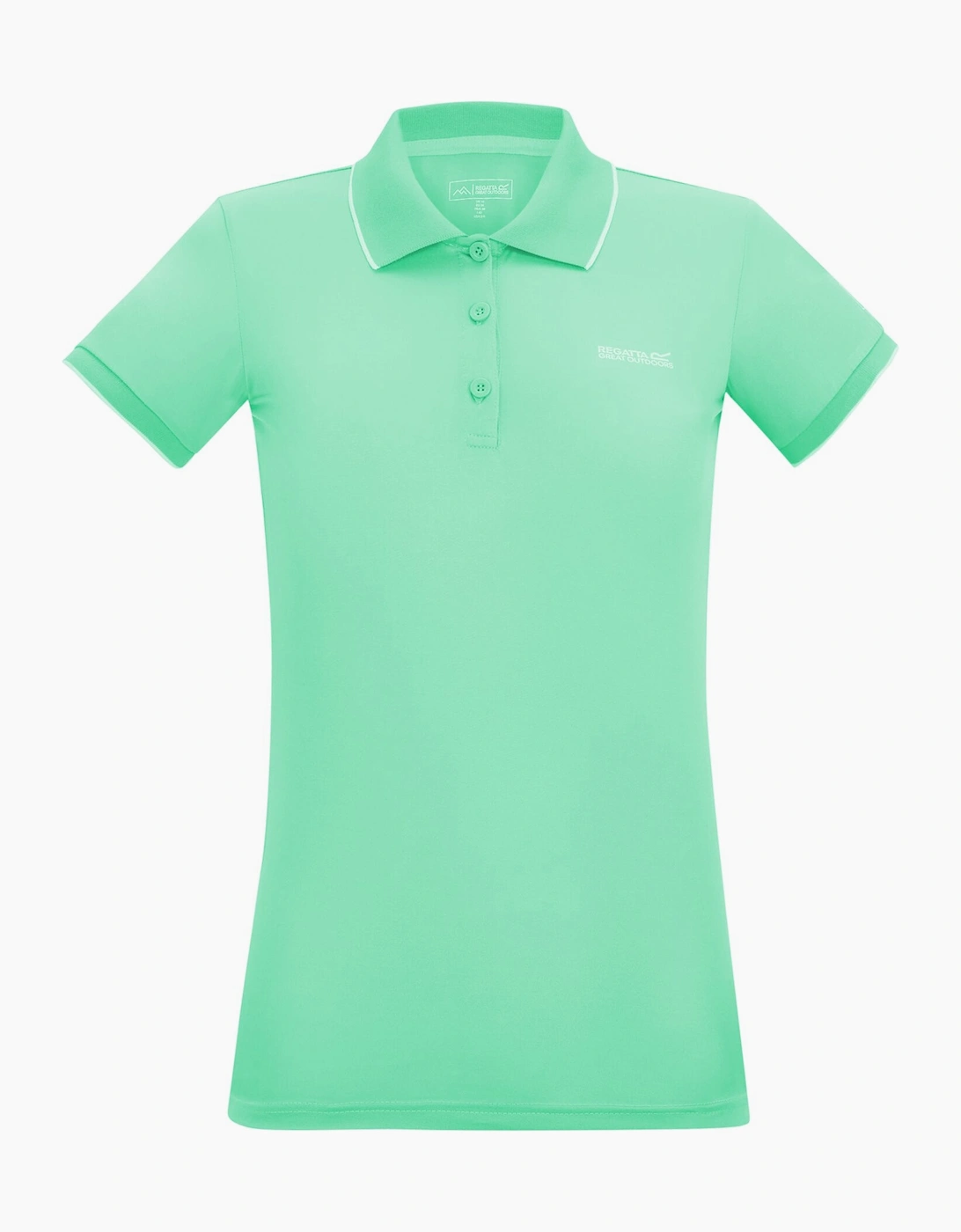Women's Regatta Womens/Ladies Remex II Polo Neck T-Shirt - Green - Size: 14