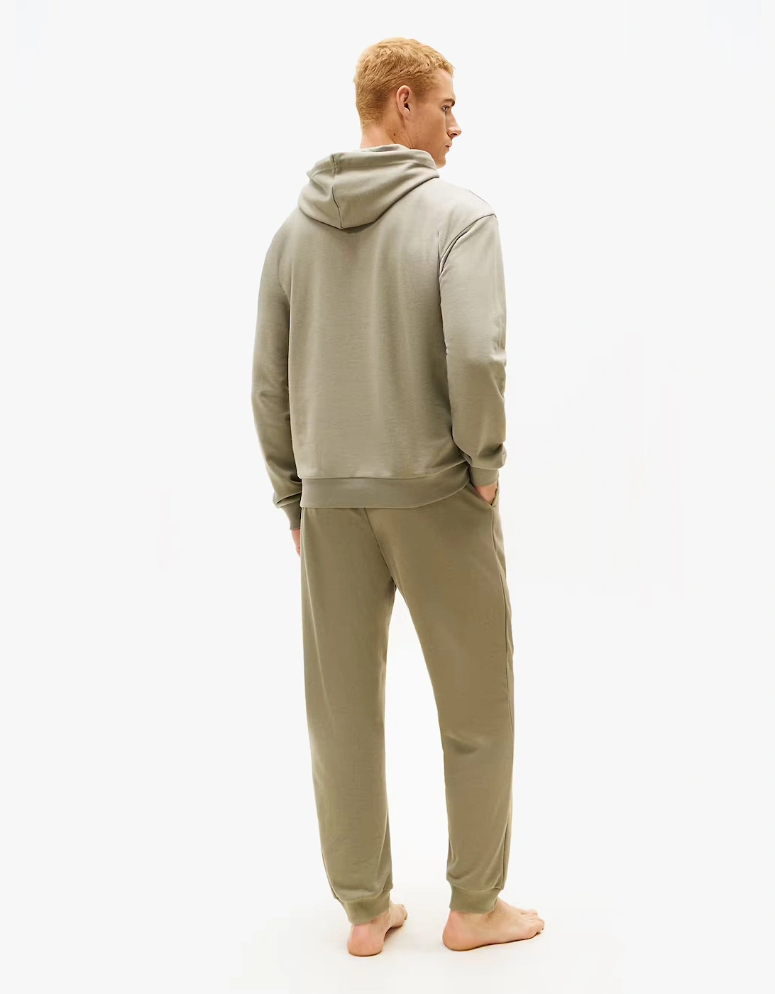 Tommy Hilfiger HOODIE Mens Drawstring Lounge Hoody Utility Sage