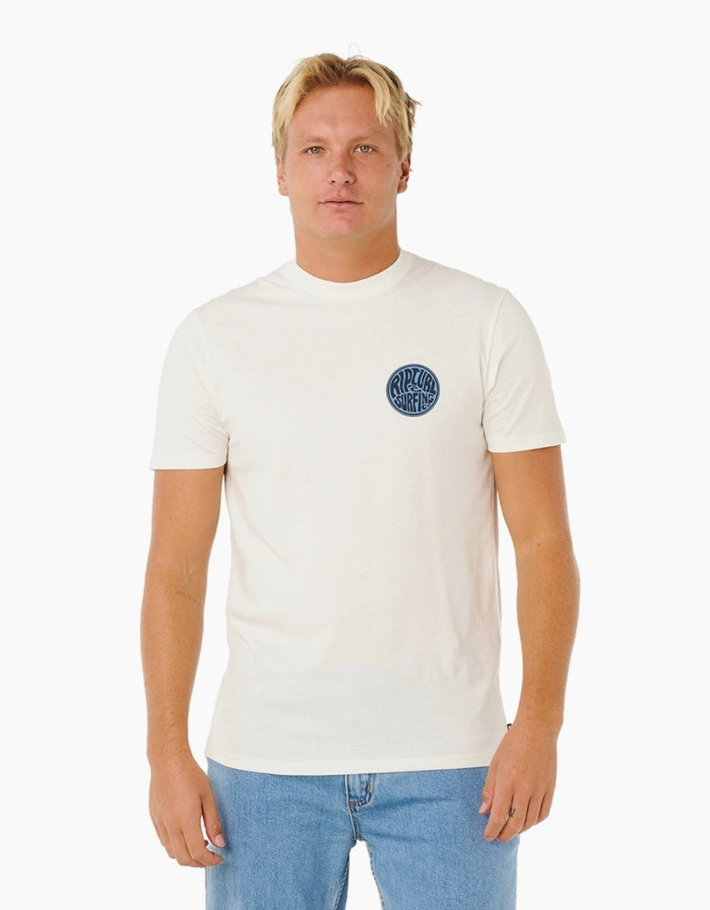 Rip Curl Mens Streamline Palmy Graphic Short Sleeve T-Shirt