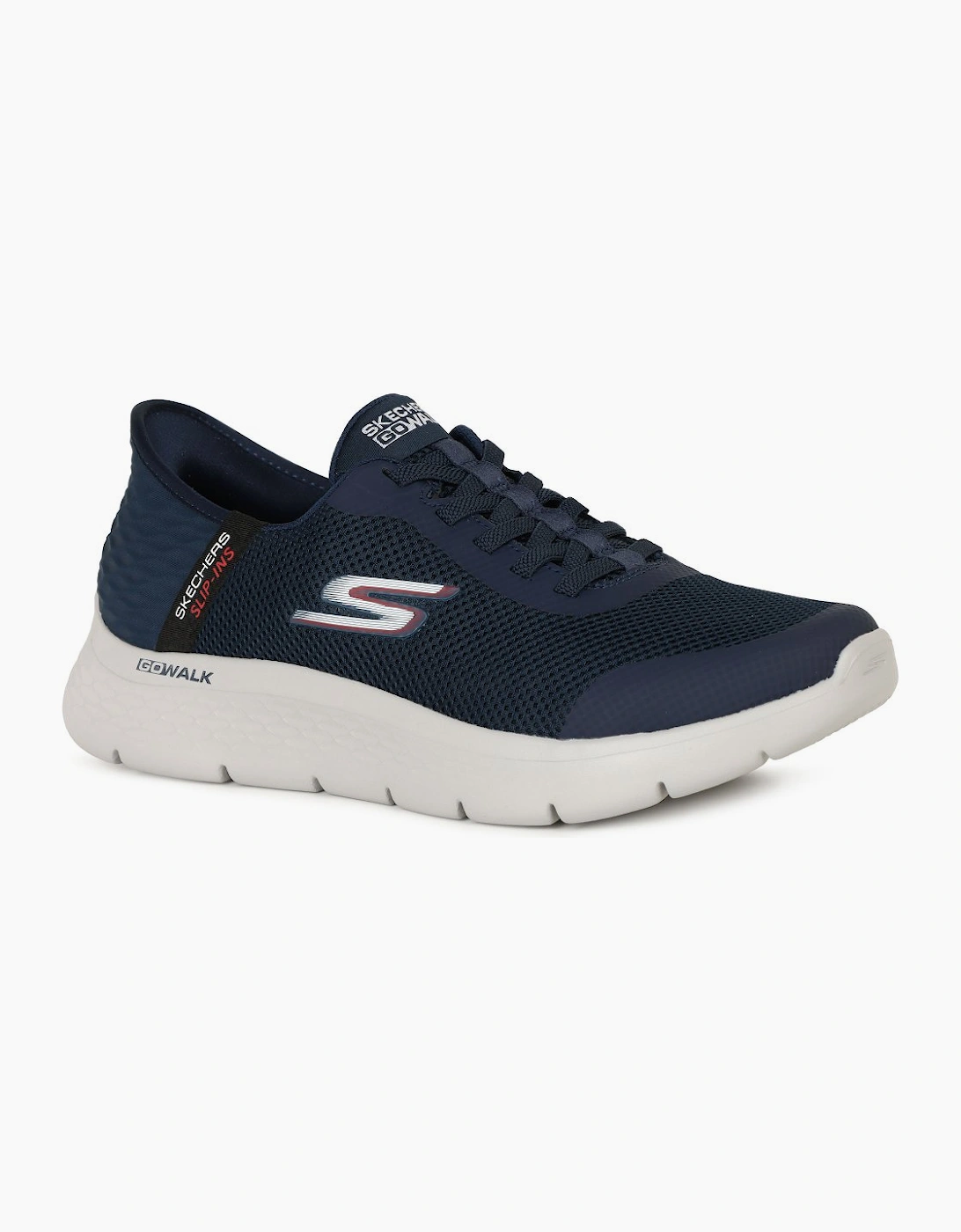 Skechers Go Walk Men's Navy Go Walk Flex Slip In Trainers  Size 8.5