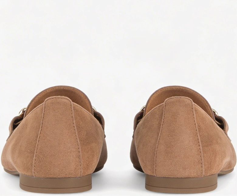 JANGLE Womens Loafer Shoes Brown