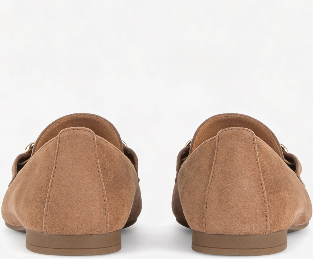 JANGLE Womens Loafer Shoes Brown