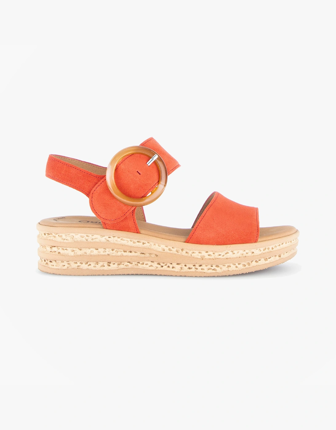 ANDRE Womens Ankle Strap Sandals Orange, 6 of 5