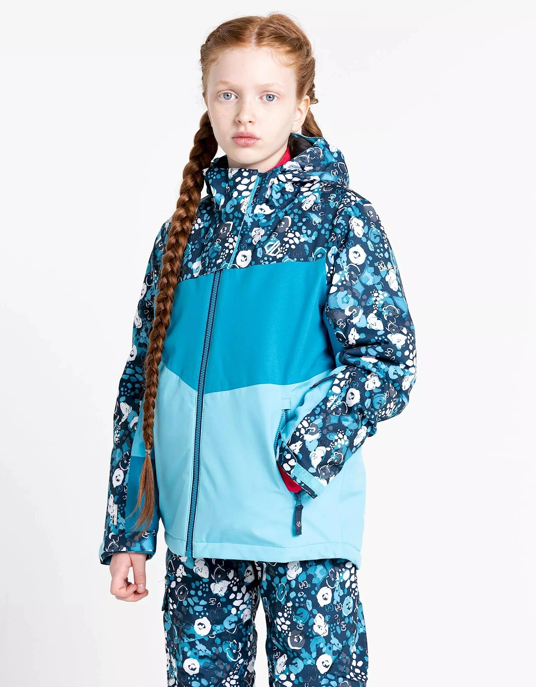 Childrens/Kids Humour II Floral Ski Jacket