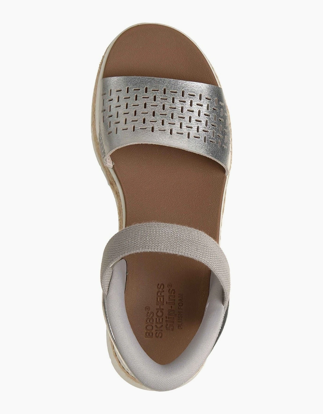 BOBS Sun Ray Women's Silver Standard Sandals