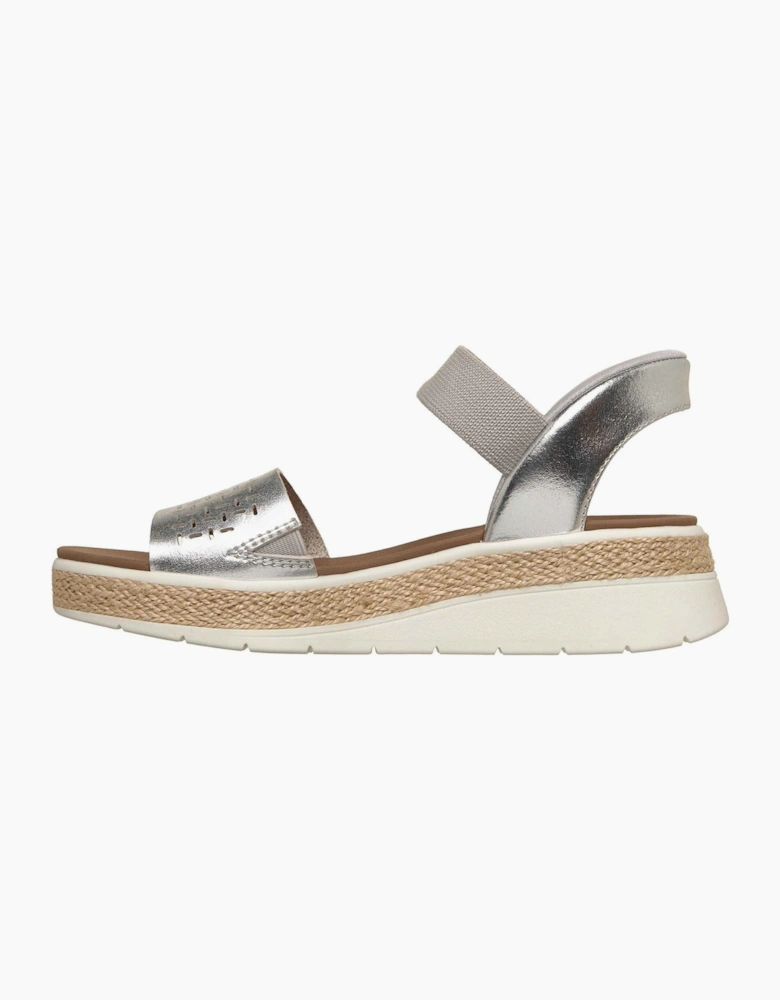 BOBS Sun Ray Women's Silver Standard Sandals
