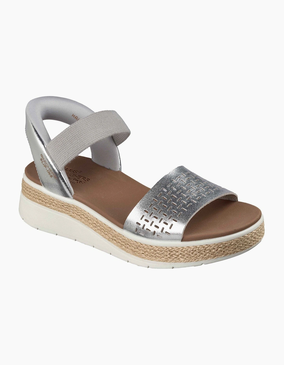 BOBS Sun Ray Women's Silver Standard Sandals, 6 of 5