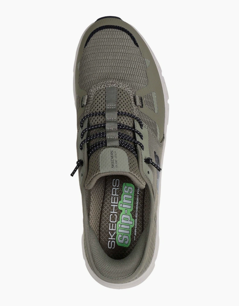 Glide-Step Pro Textile Men's Olive/Black Standard Trainers