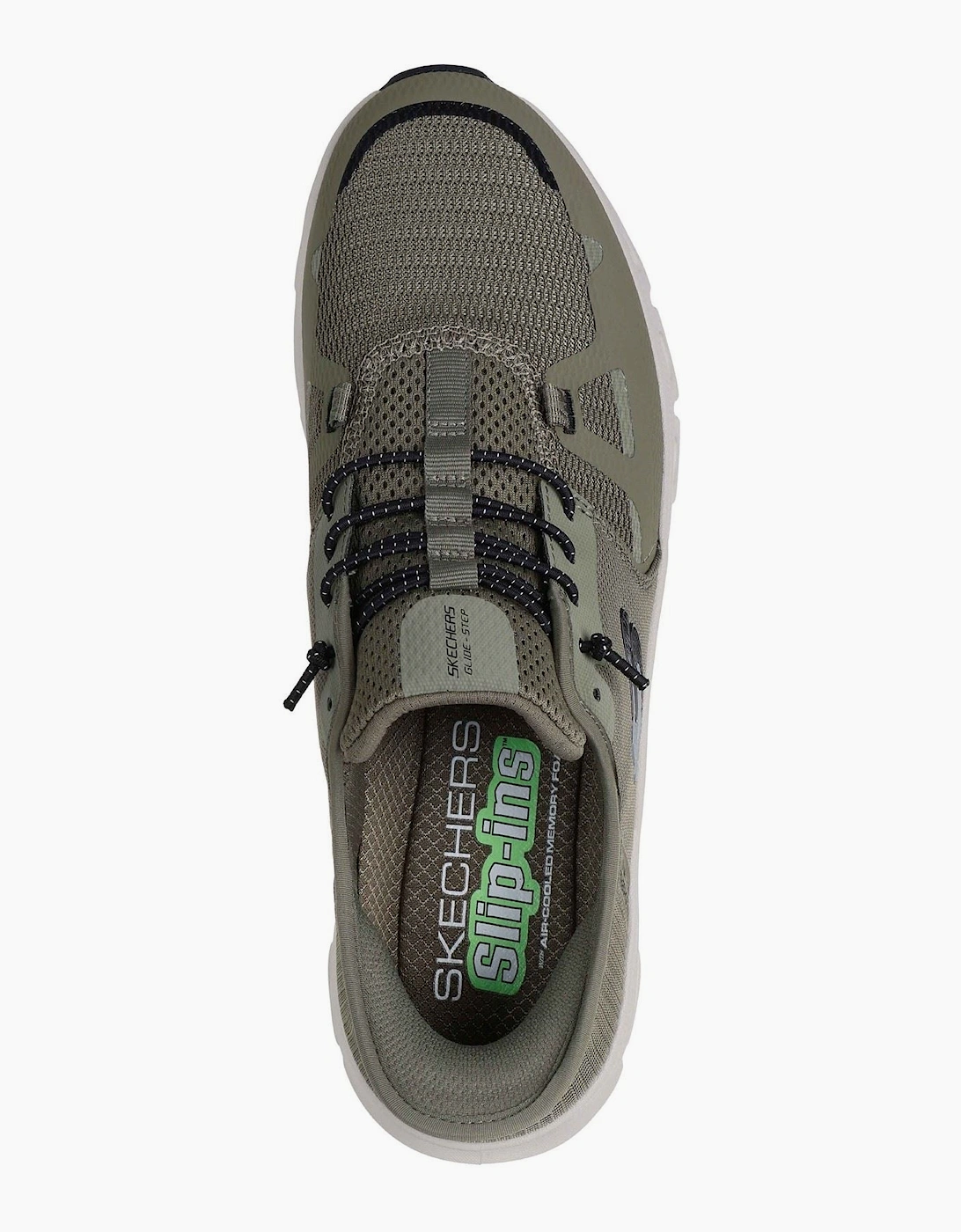 Glide-Step Pro Textile Men's Olive/Black Standard Trainers