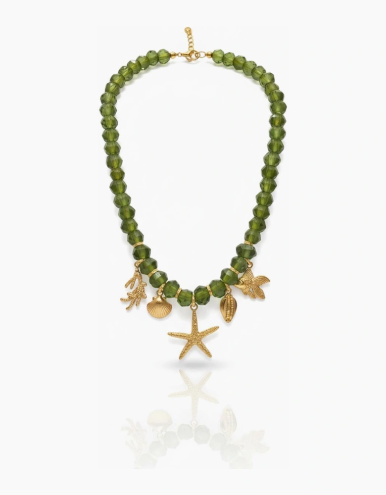 Meretrix Necklace in Green