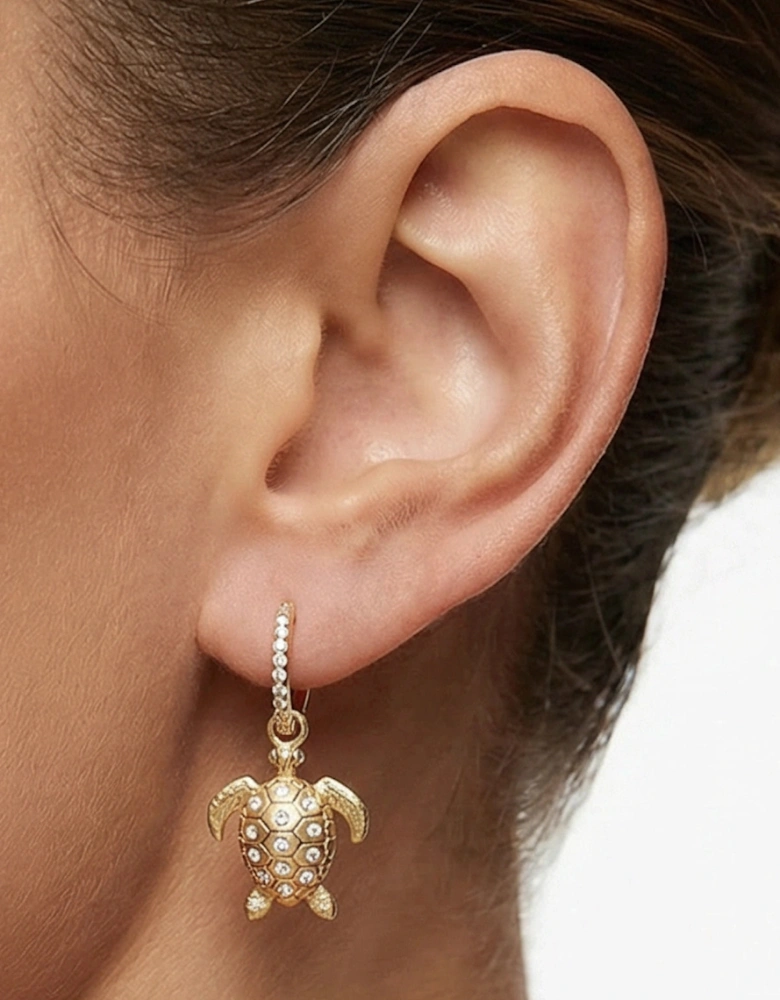Sea Turtle Sparkle Hoops