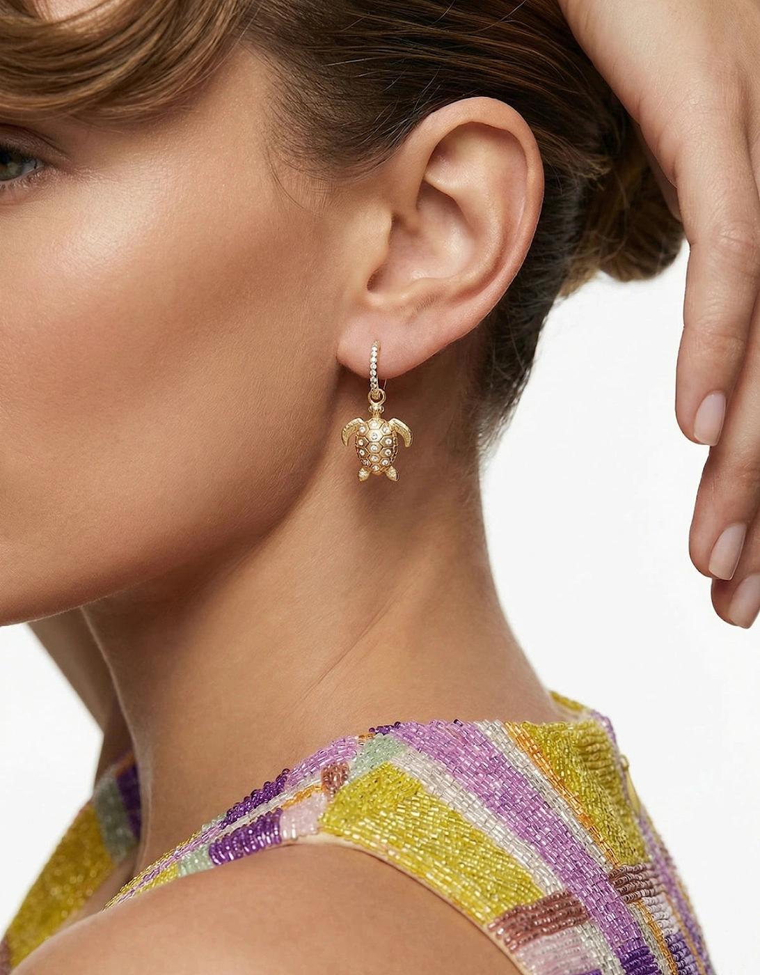 Sea Turtle Sparkle Hoops, 4 of 3