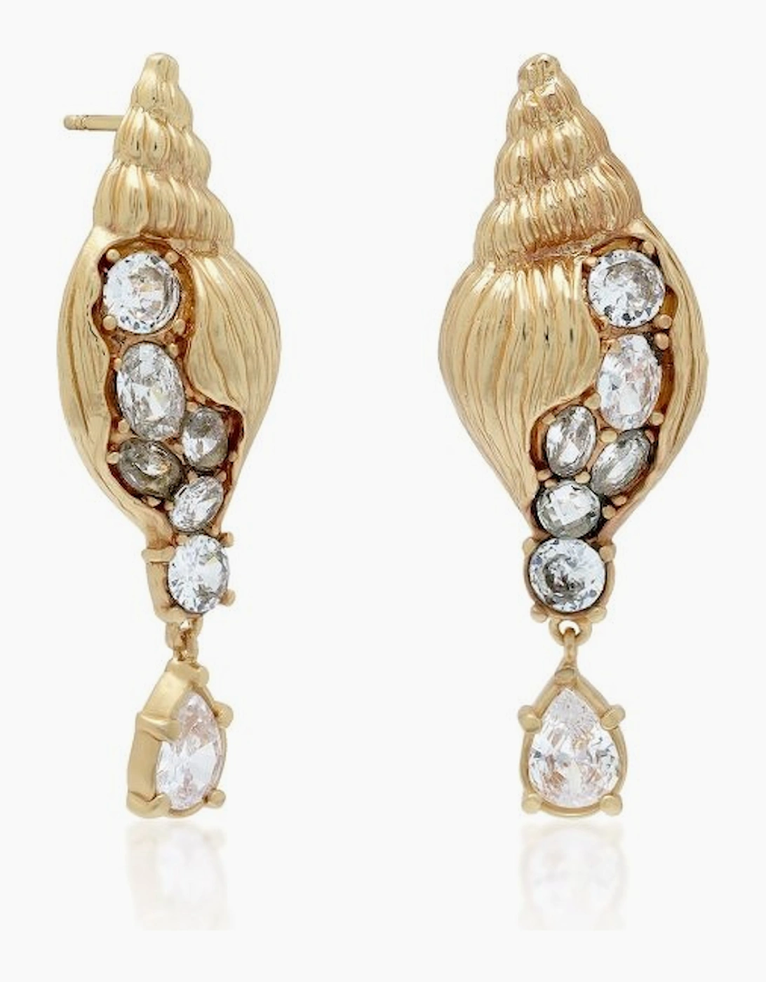 Mercenaria Earrings Gold