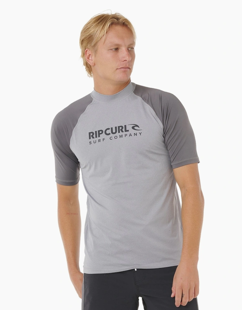 Rip Curl Mens Shock UPF Short Sleeve Rash Vest