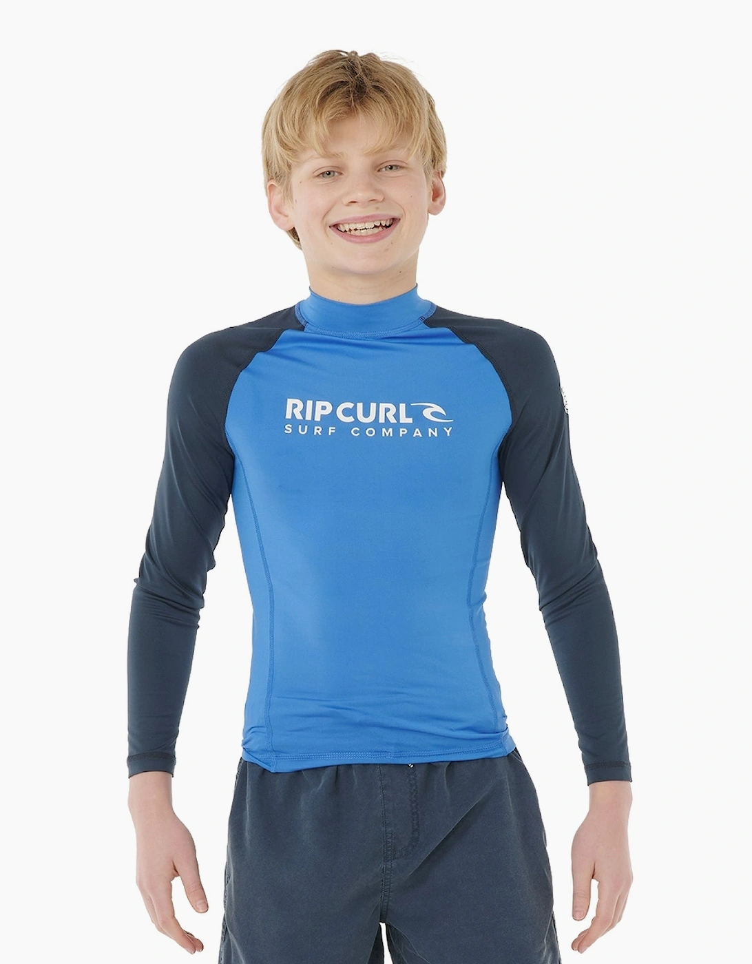 Rip Curl Kids Shock UPF Long Sleeve Rash Vest, 2 of 1