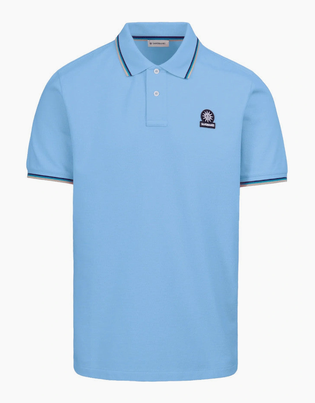 Tipped Badge Pique Polo S1-26 Dusty Pink, 5 of 4