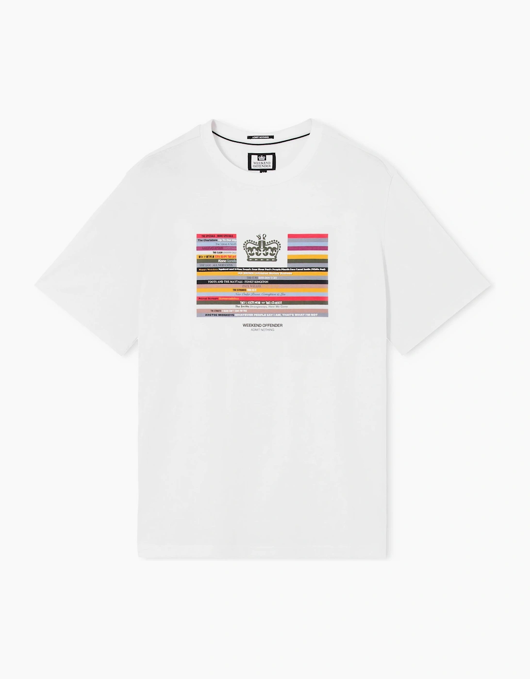Weekend Offender Vinyl Graphic T-Shirt WHITE