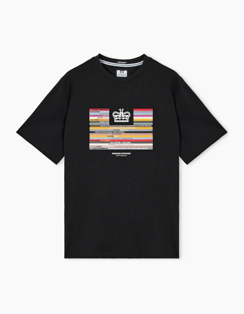 Weekend Offender Vinyl Graphic T-Shirt BLACK