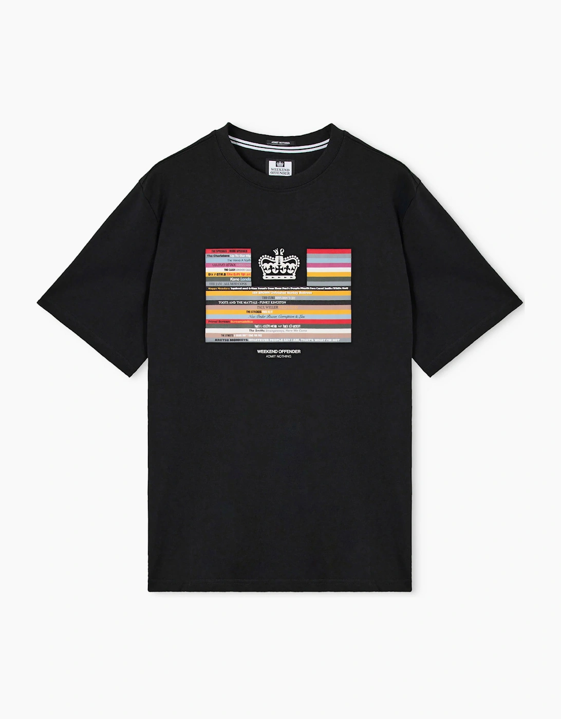 Weekend Offender Vinyl Graphic T-Shirt BLACK