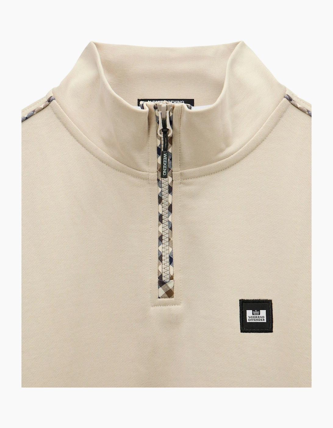 Matisa 1/4 Zip Sweatshirt CEMENT