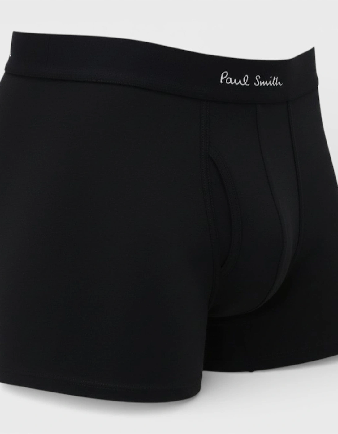 3-Pack Organic Cotton Stretch Boxers Trunk Black