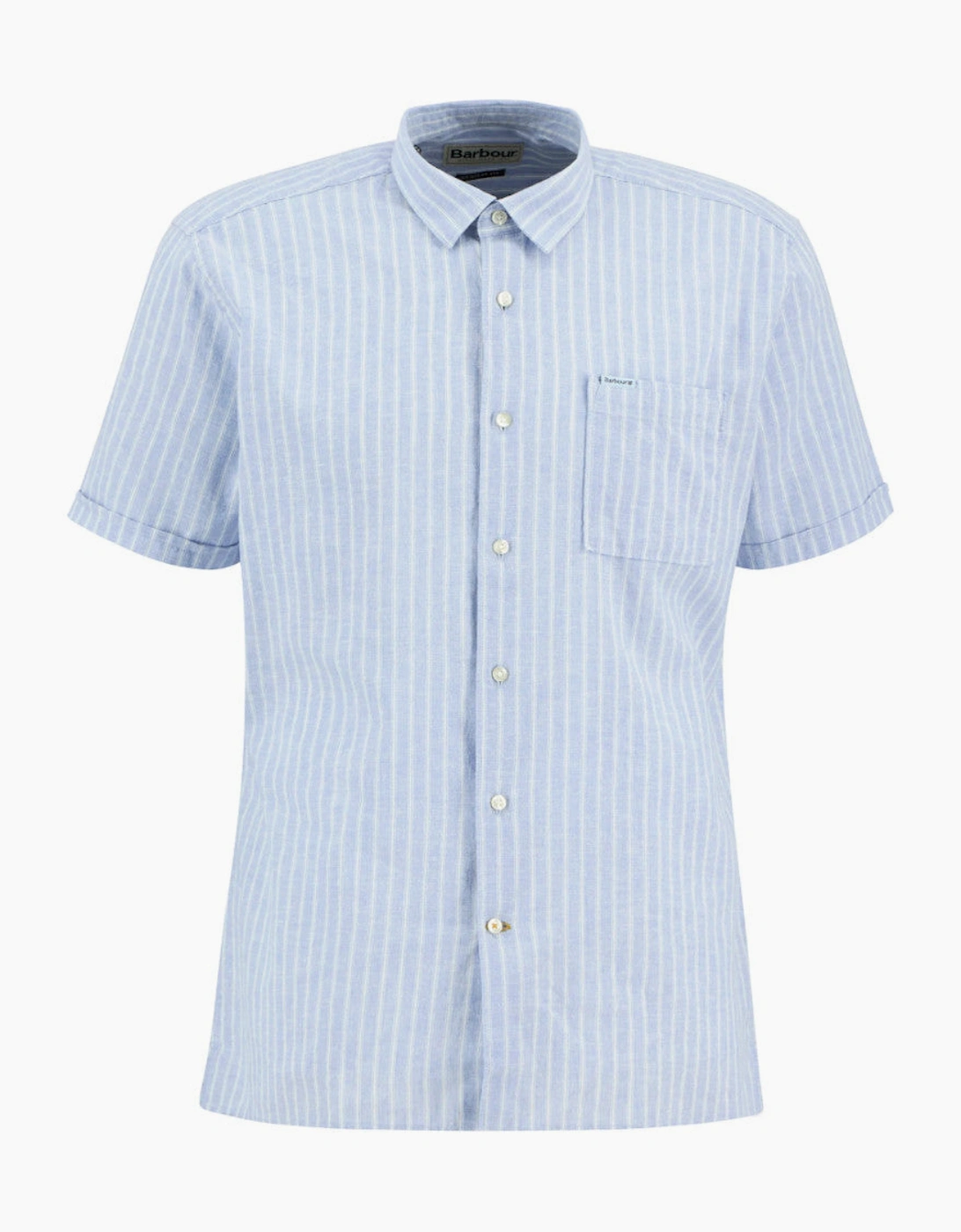 Nelson Striped Summer Fit Shirt BL33 Blue, 5 of 4