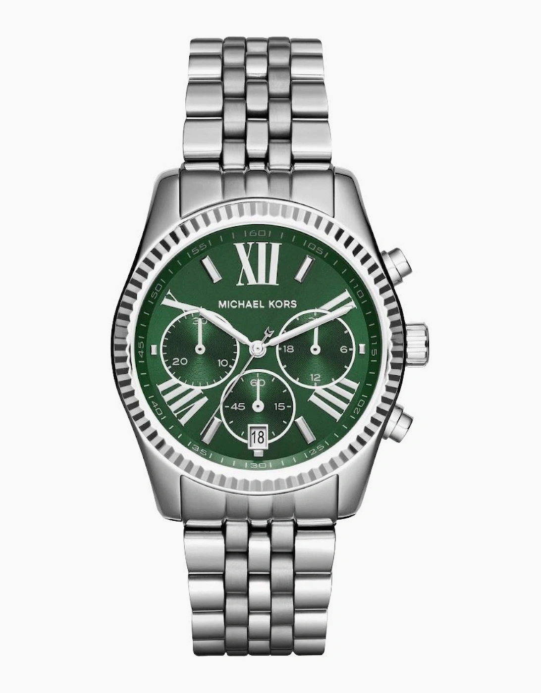 Michael Kors Women's Michael Kors MK6222 Lexington Chronograph Ladies Watch - Silver