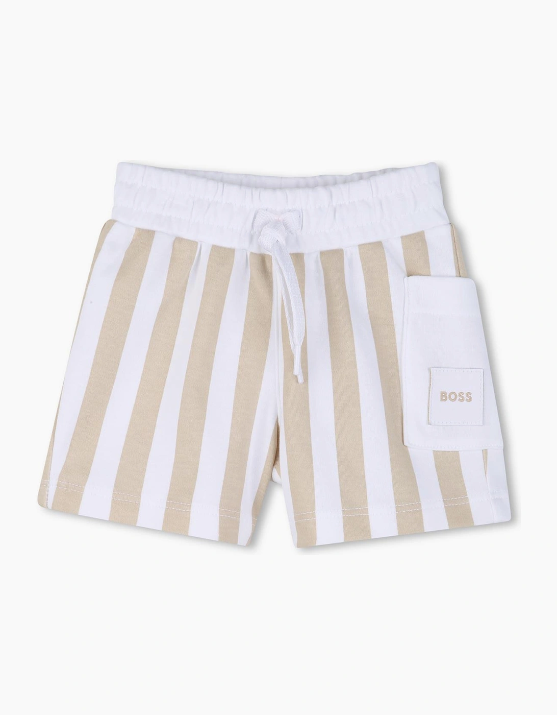 BOSS BABY BOY STONE T SHIRT & SHORTS SET J53048