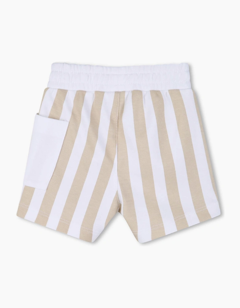 BOSS BABY BOY STONE T SHIRT & SHORTS SET J53048