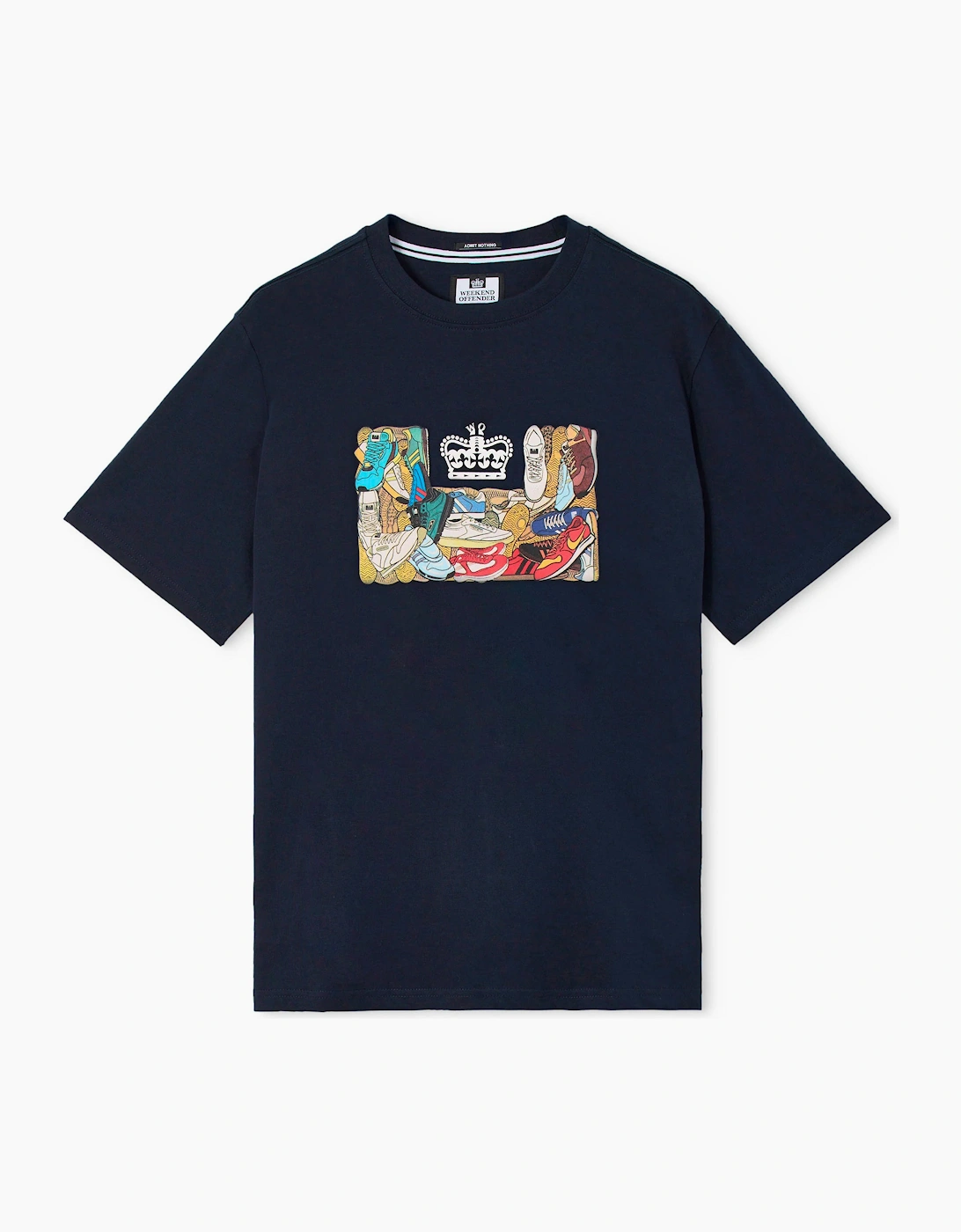 Weekend Offender Darblay TShirt NAVY, 5 of 4