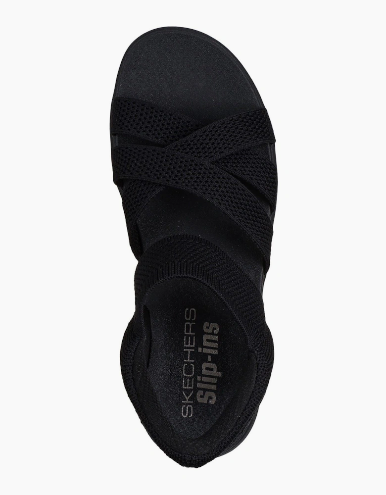 Arya - Cooling Off Polyester Women's Black Sandals