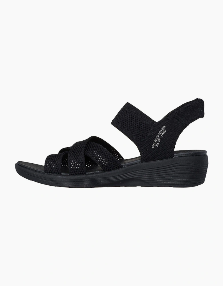 Arya - Cooling Off Polyester Women's Black Sandals