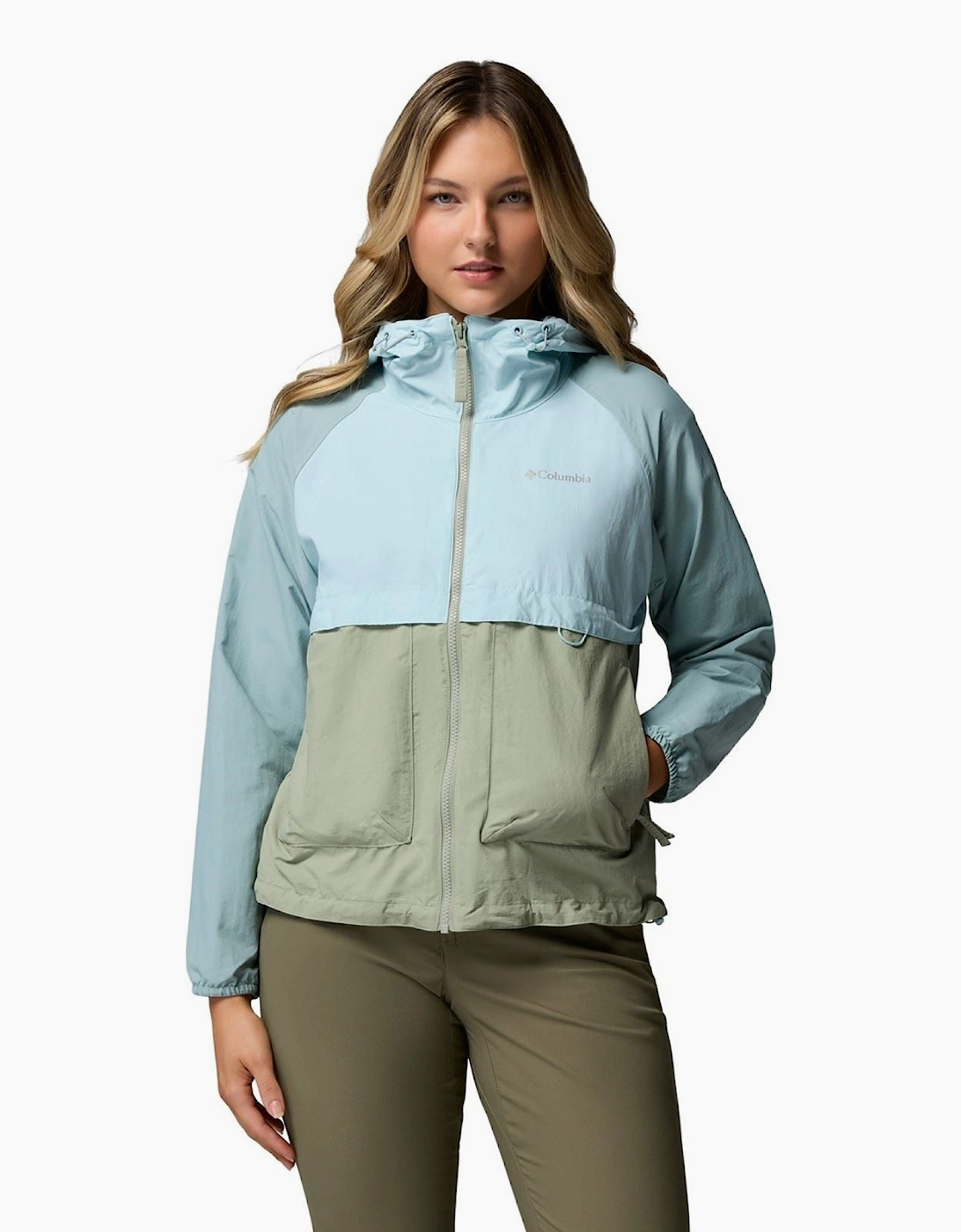 Spire Valley Women's Green Windbreaker Jackets, 7 of 6