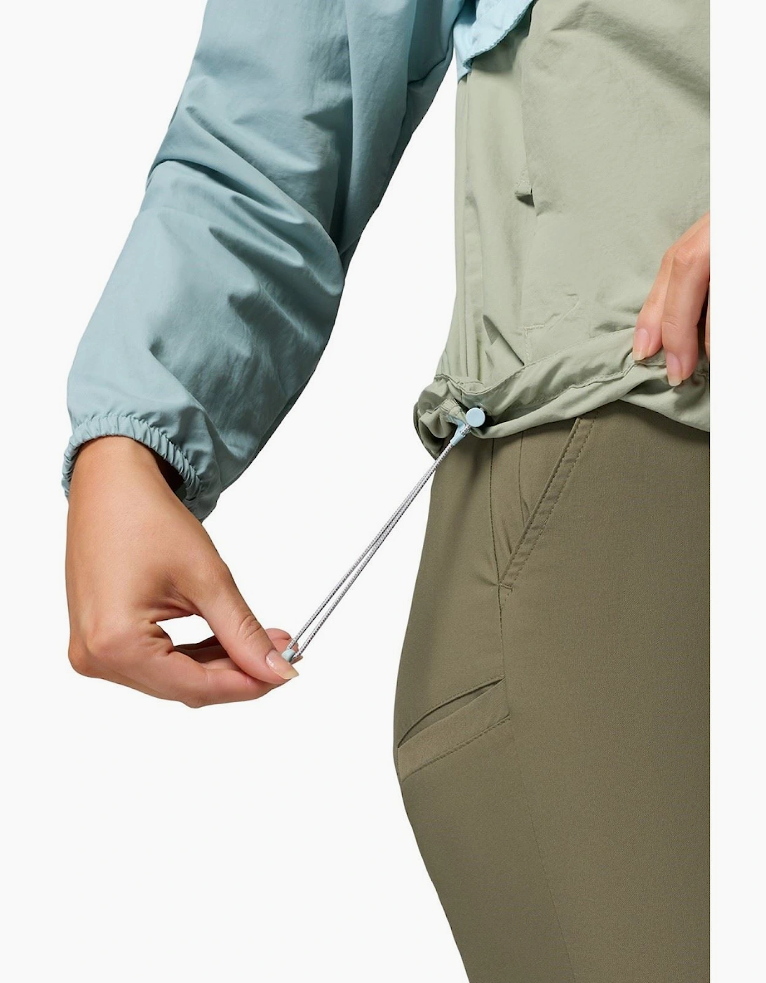 Spire Valley Women's Green Windbreaker Jackets