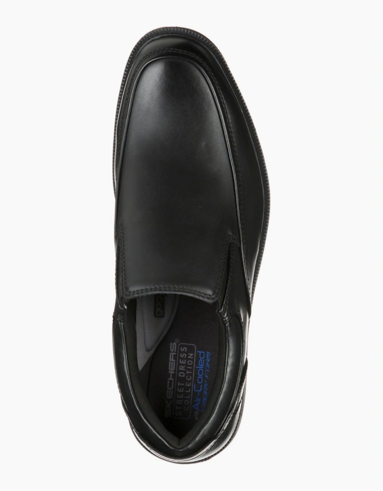 Dreston Ratlon Leather Men's Black Loafers