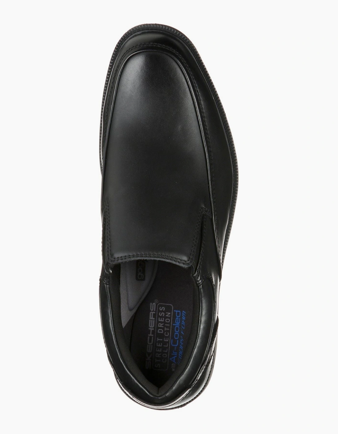 Dreston Ratlon Leather Men's Black Loafers