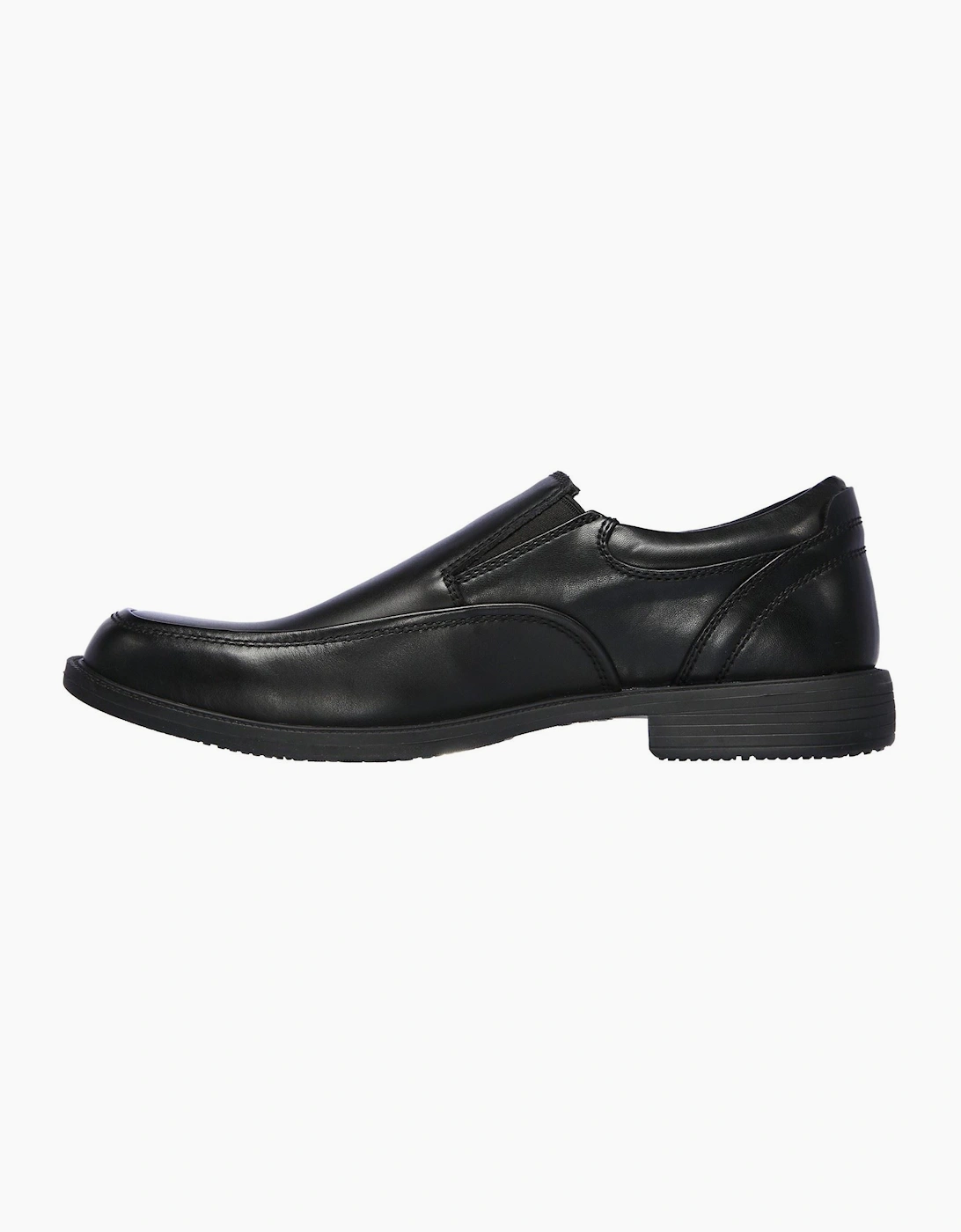 Dreston Ratlon Leather Men's Black Loafers