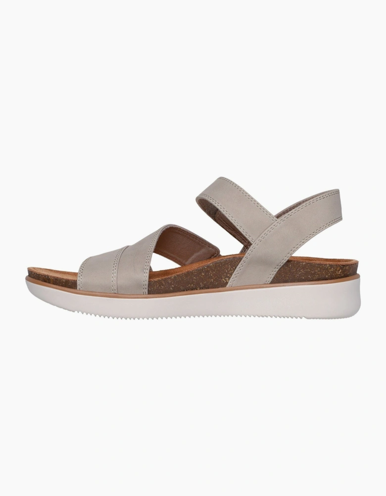 Lifted Comfort Polyurethane Women's Taupe Sandals