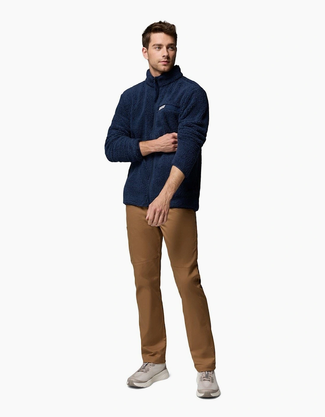 Rugged Ridge High Pile Full Zip Men's Blue Fleece Jacket