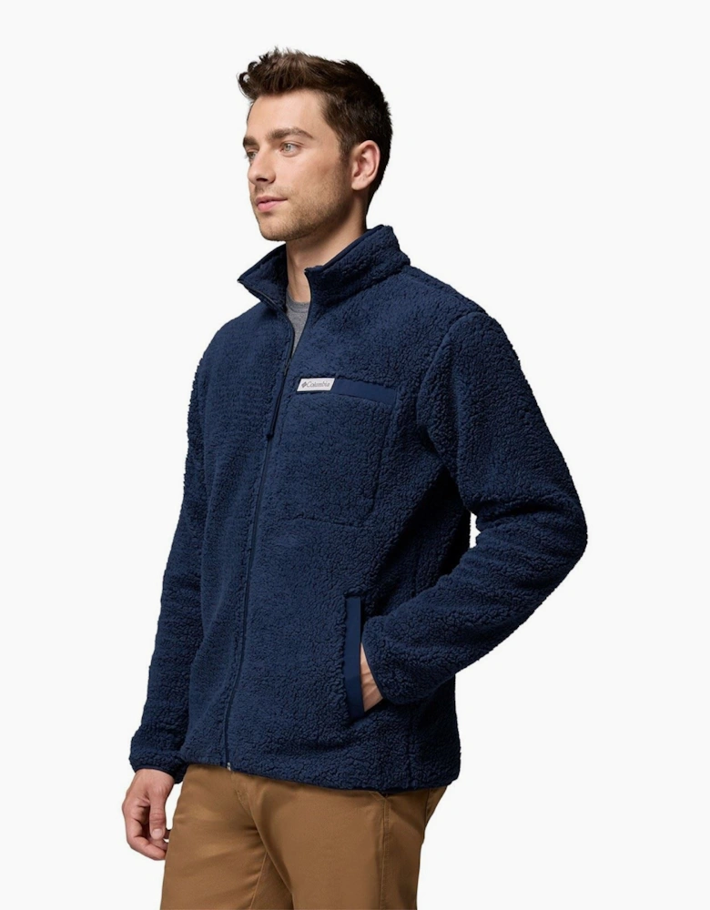 Rugged Ridge High Pile Full Zip Men's Blue Fleece Jacket